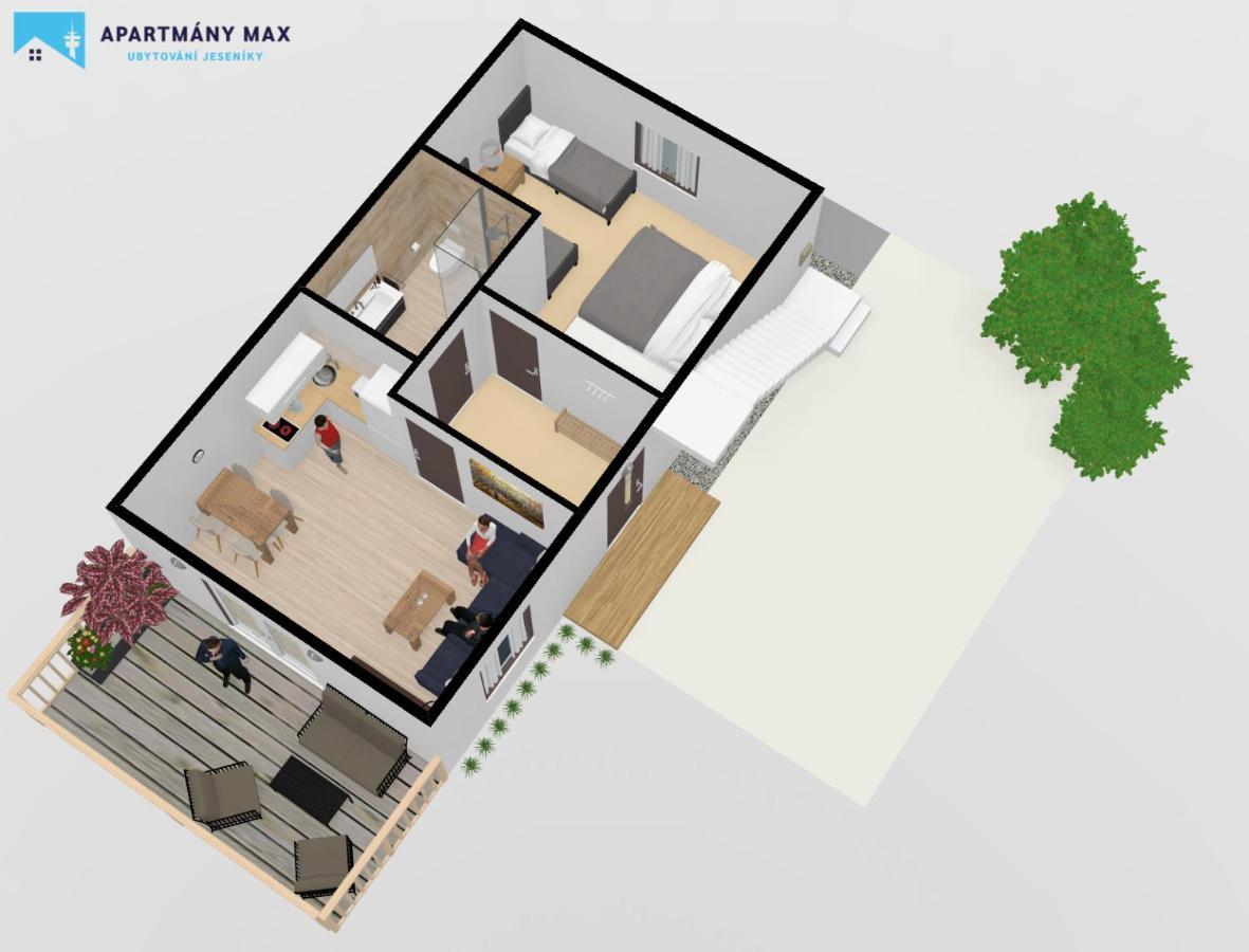 Apartmany Max Vaclavov u Bruntalu Εξωτερικό φωτογραφία